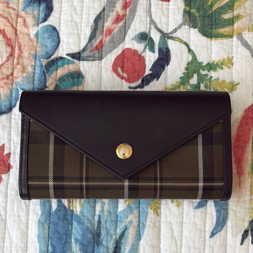 Plaid Burberry Wallet
